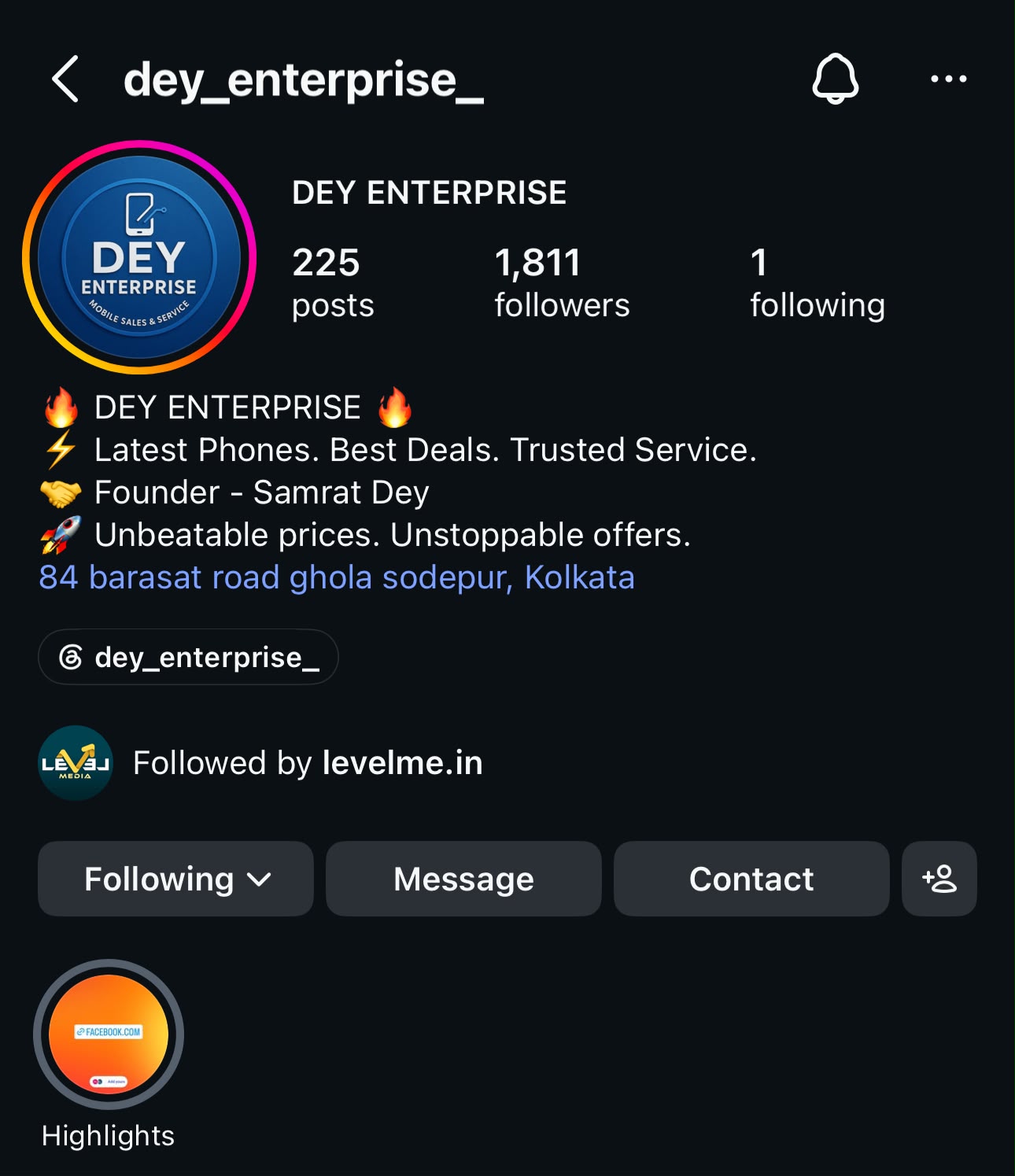 dey_enterprise_ Instagram profile